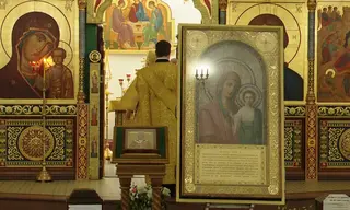 Чудотворная Коробейниковская икона Божией Матери прибыла в Братск